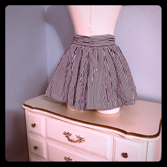 Skirt blue & white stripe - Picture 1 of 8